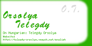 orsolya telegdy business card